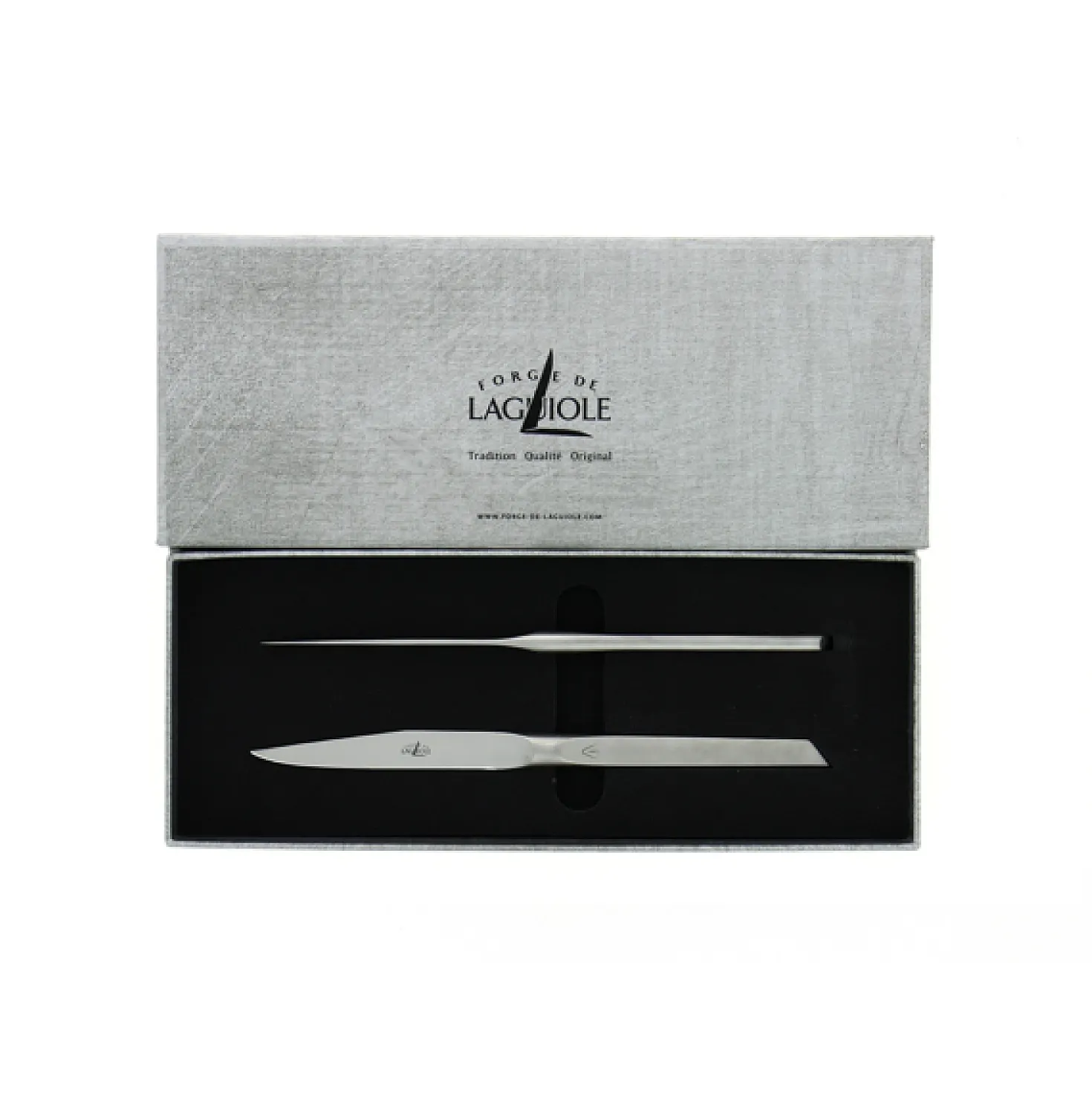 Forge de Laguiole Steakmessen Dayat Satijn (2 stuks)