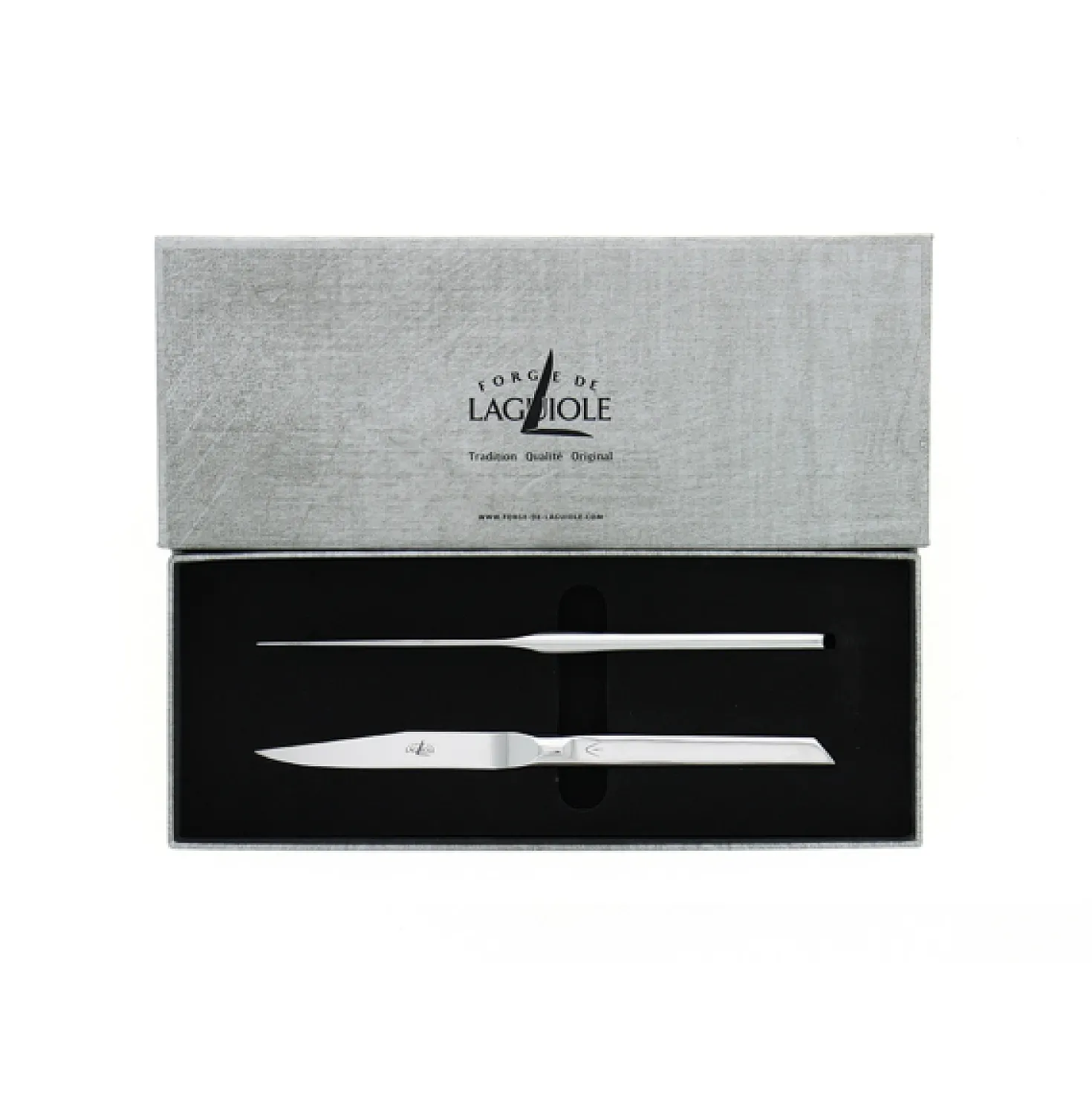 Forge de Laguiole Steakmessen Dayat Gepolijst (2 stuks)