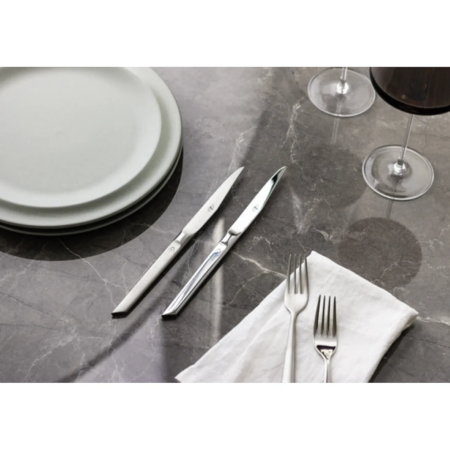 Forge de Laguiole Steakmessen Dayat Gepolijst (2 stuks)