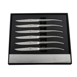 Forge de Laguiole Steakmessen Philippe Starck Satin (6 stuks)