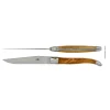 Forge de Laguiole Steakmessen Olijfhout (2 stuks)