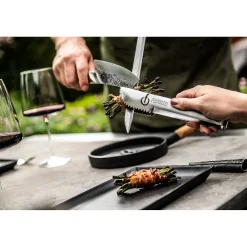 Forged RVS Churrasco Tang (4 stuks)