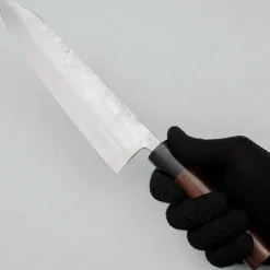 Fujiwara Shirogami #1 Nashiji Rosewood Gyuto 210