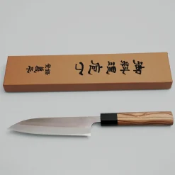 Gihei Kazahana HAP-40 Forged Olive Petty 15 cm