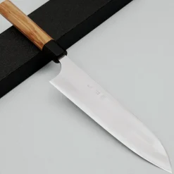 Gihei Zuika ZDP189 Forged Migaki Olive Gyuto 21 cm