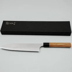 Gihei Zuika ZDP189 Forged Migaki Olive Gyuto 21 cm