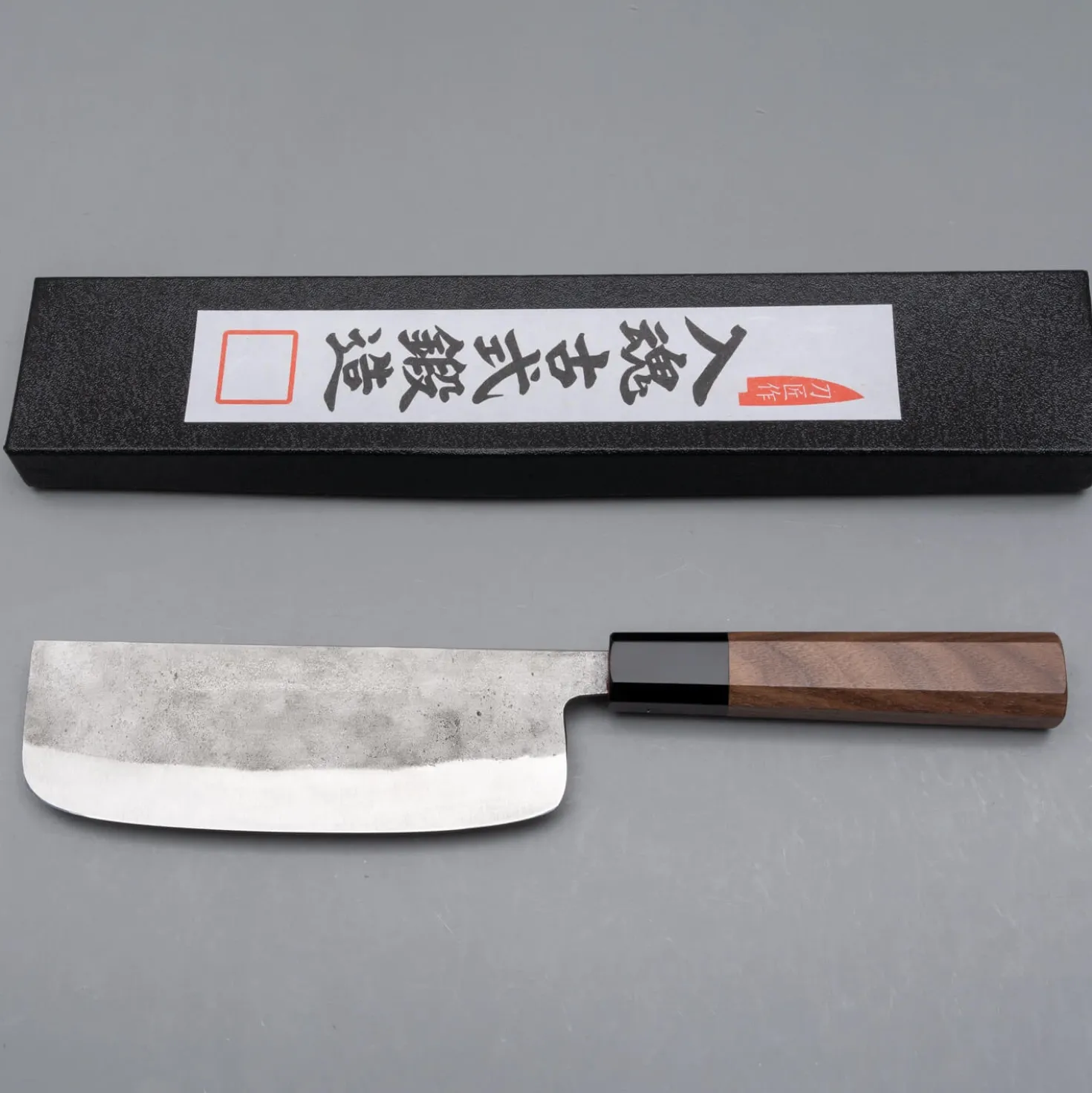 Goko Hamono Shiro Nashiji Walnut Nakiri