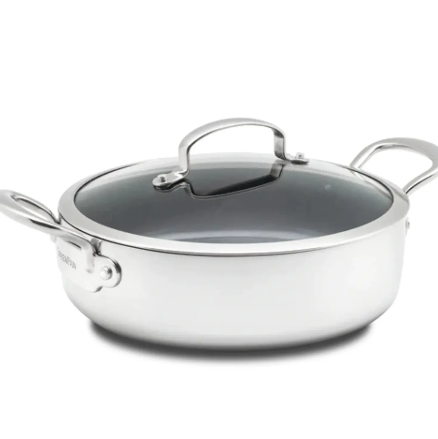 Greenpan Barcelona Evershine Hapjespan Met Deksel 26 cm
