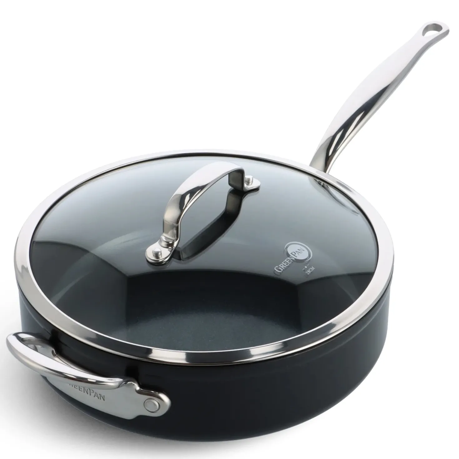 GreenPan Barcelona Pro Hapjespan Met Deksel 28 cm