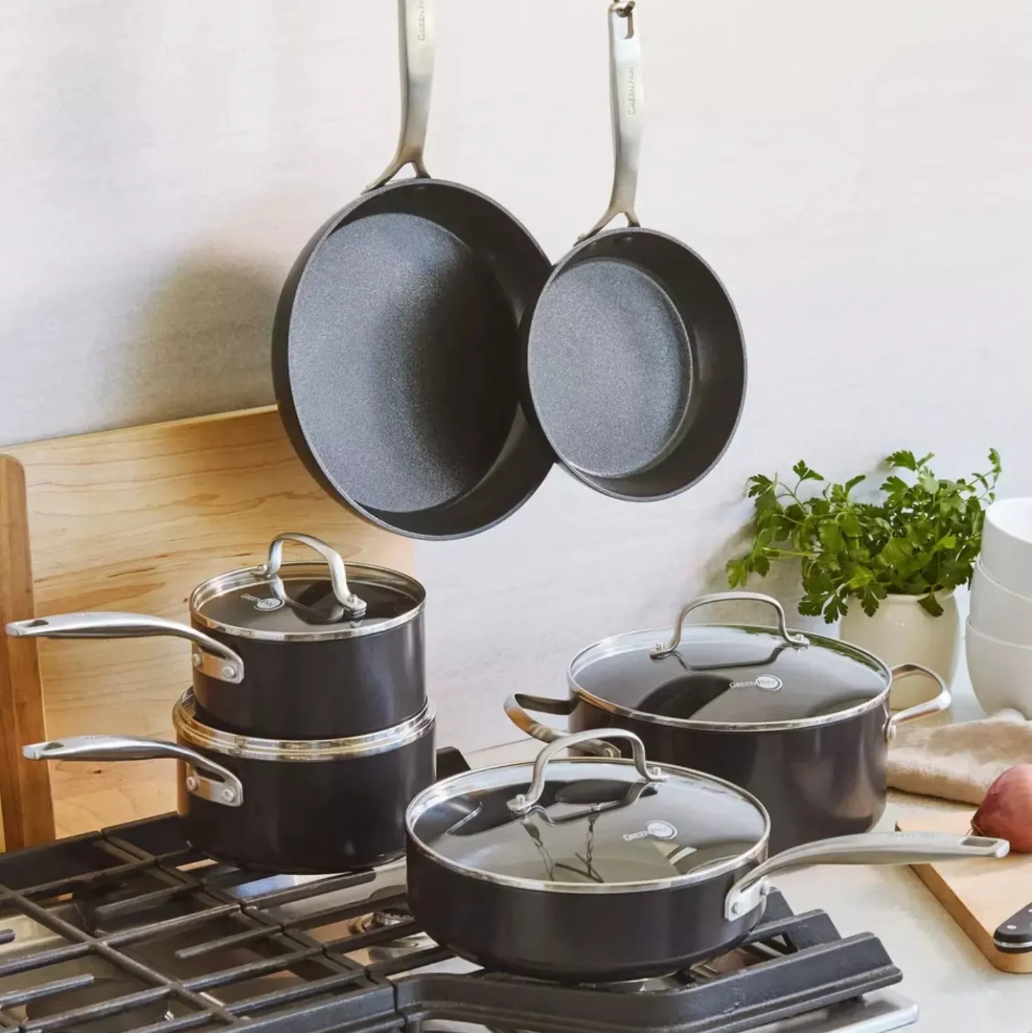 GreenPan Copenhagen Koekenpannenset 20 + 28 cm