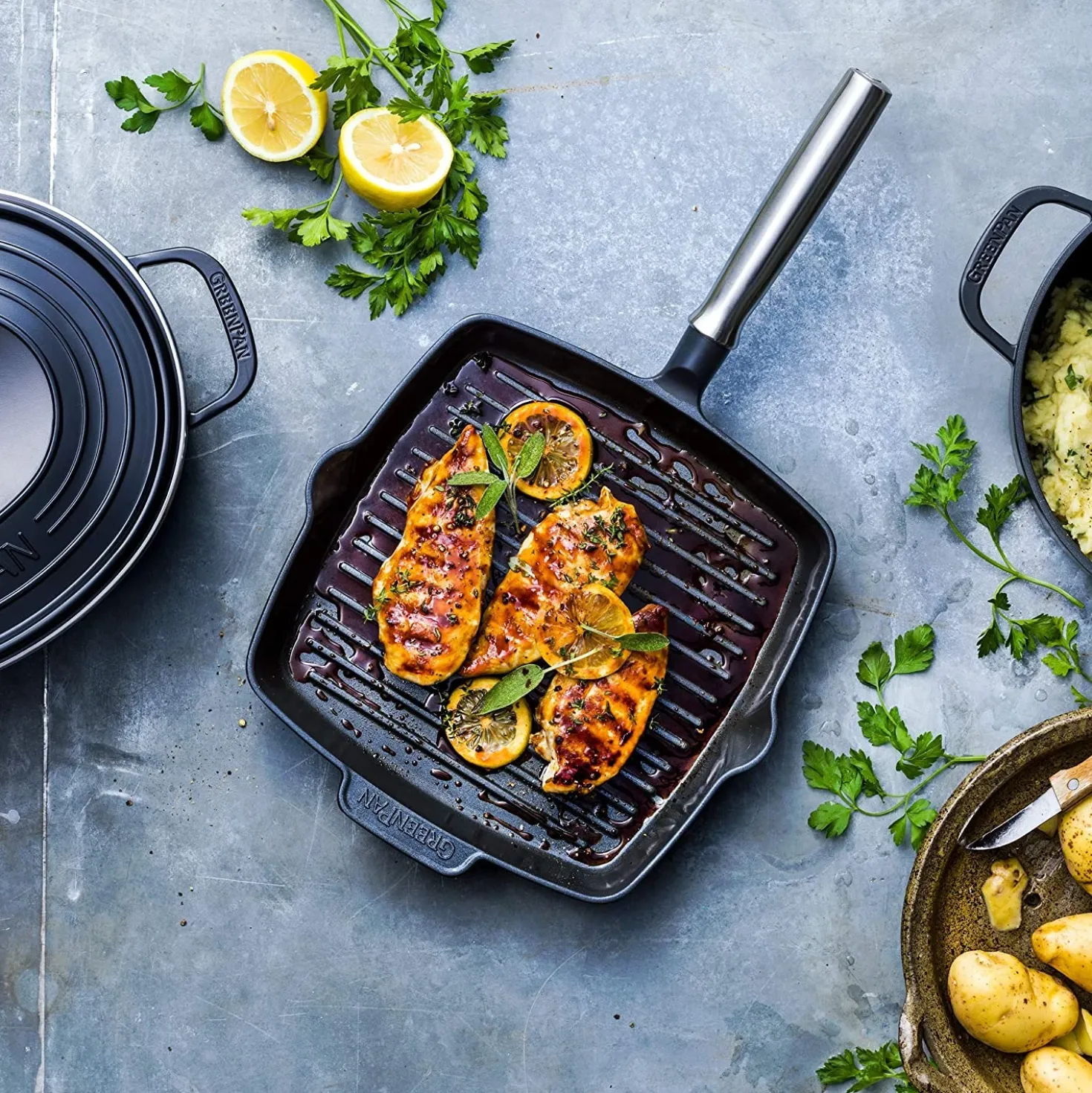 Greenpan Featherweights Keramische Grillpan