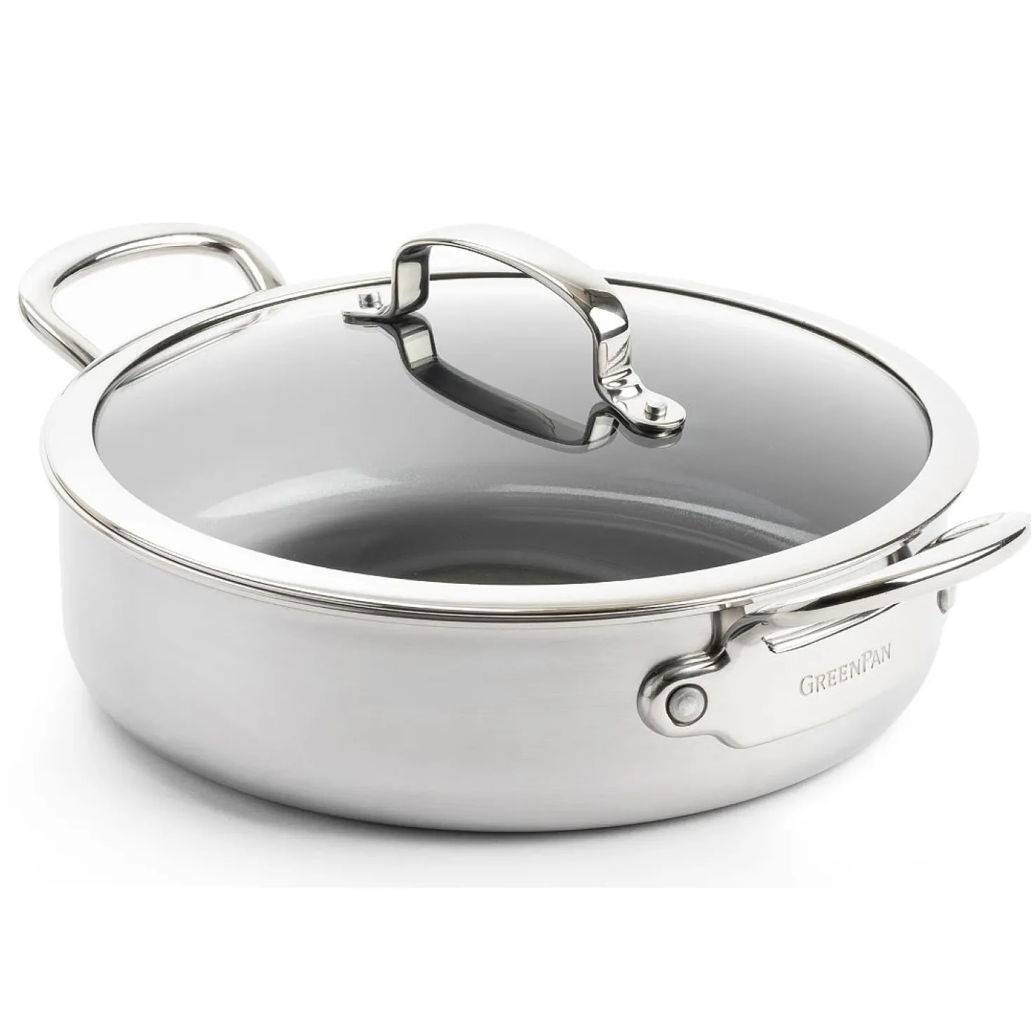 Greenpan Premiere Hapjespan Met Deksel 26 cm