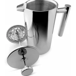 Grunwerg Cafe Ole Dubbelwandige Cafetiere 1500 ml RVS