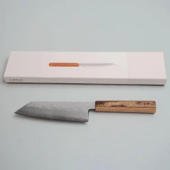 Hado Shiosai SG2 Urushi Cherry Bark Kiritsuke Bunka 18 cm