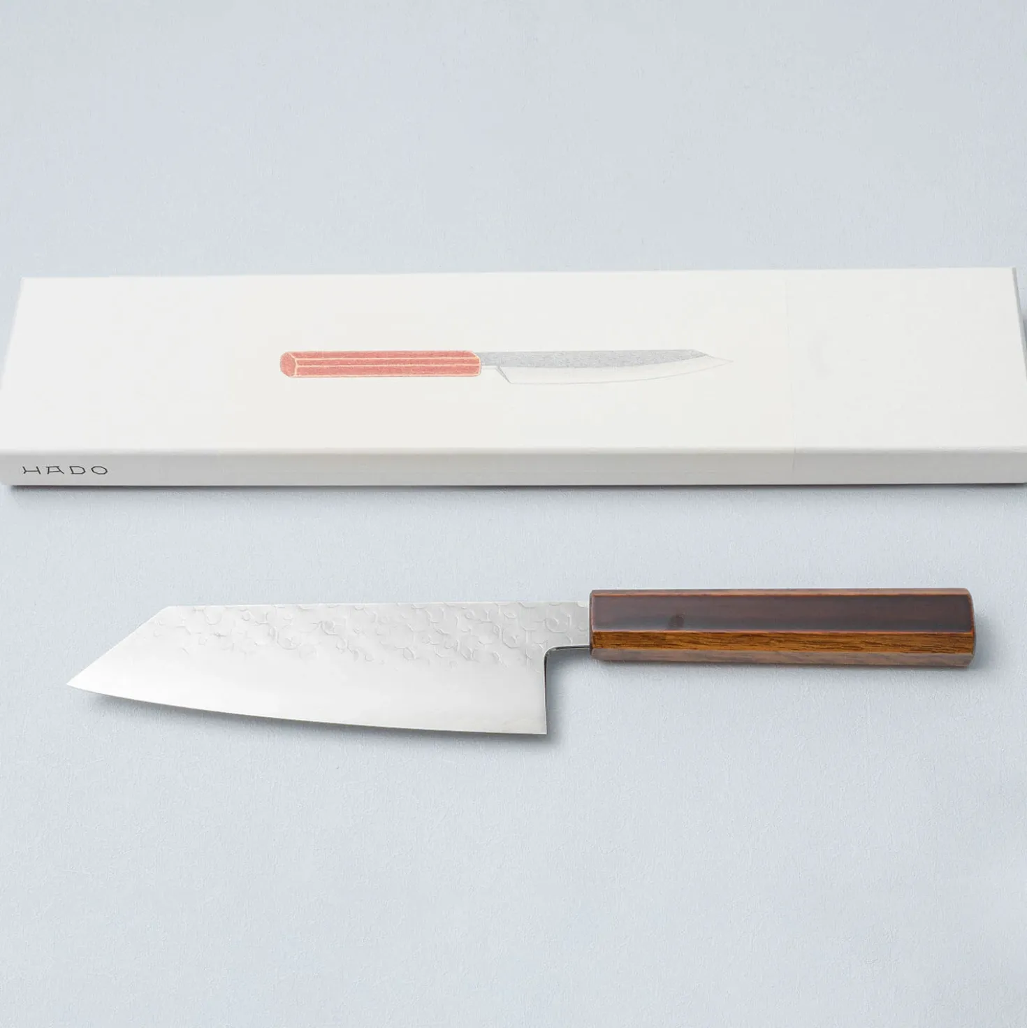 Hado Shiosai SG2 Urushi Oak Kiritsuke Bunka 18 cm