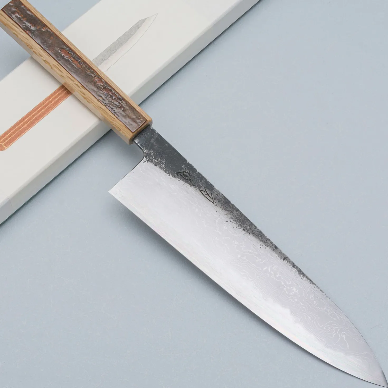 Hado Sumi B1D Cherry Bark Gyuto 24 cm Wide