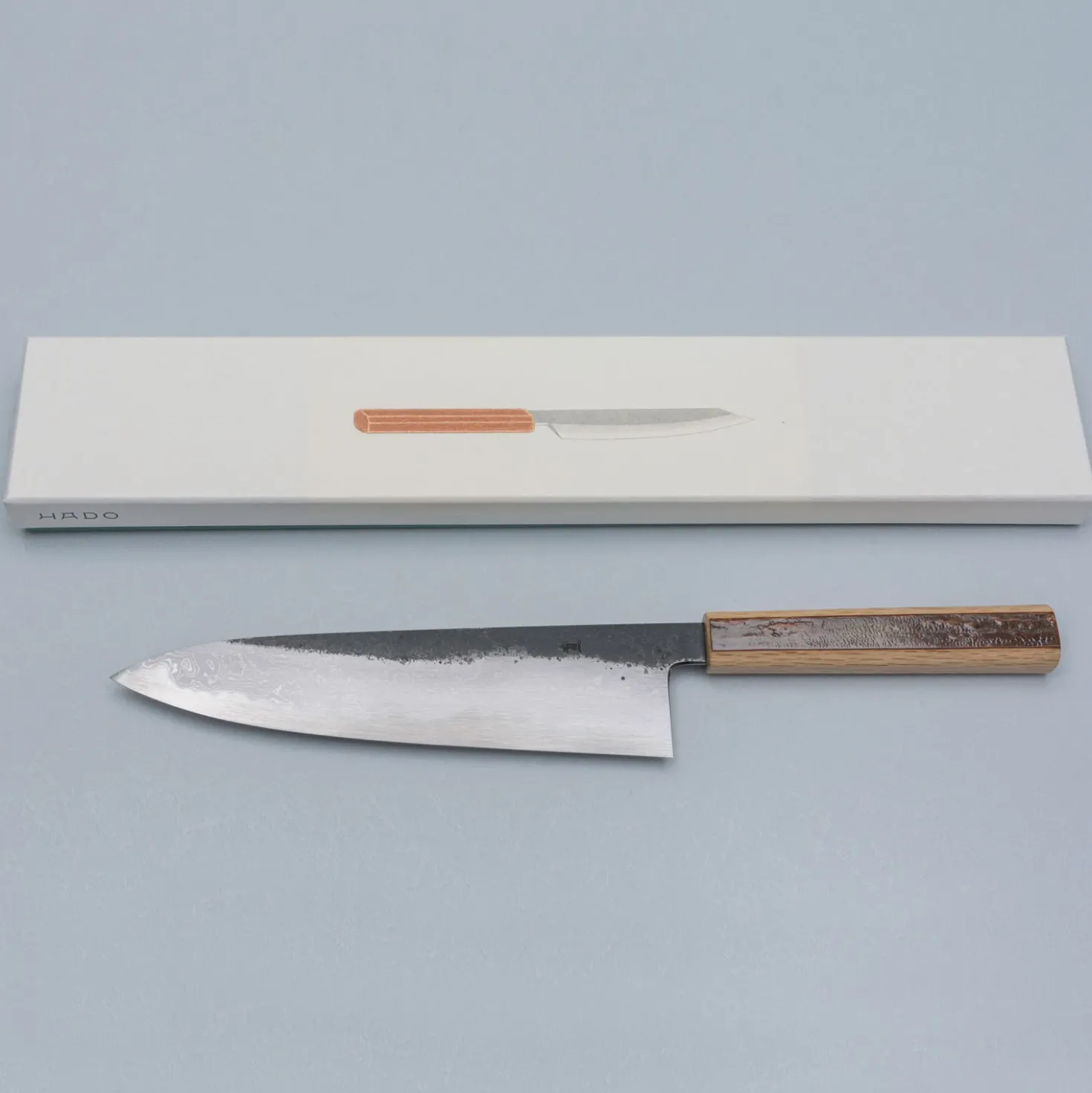 Hado Sumi B1D Cherry Bark Gyuto 24 cm Wide