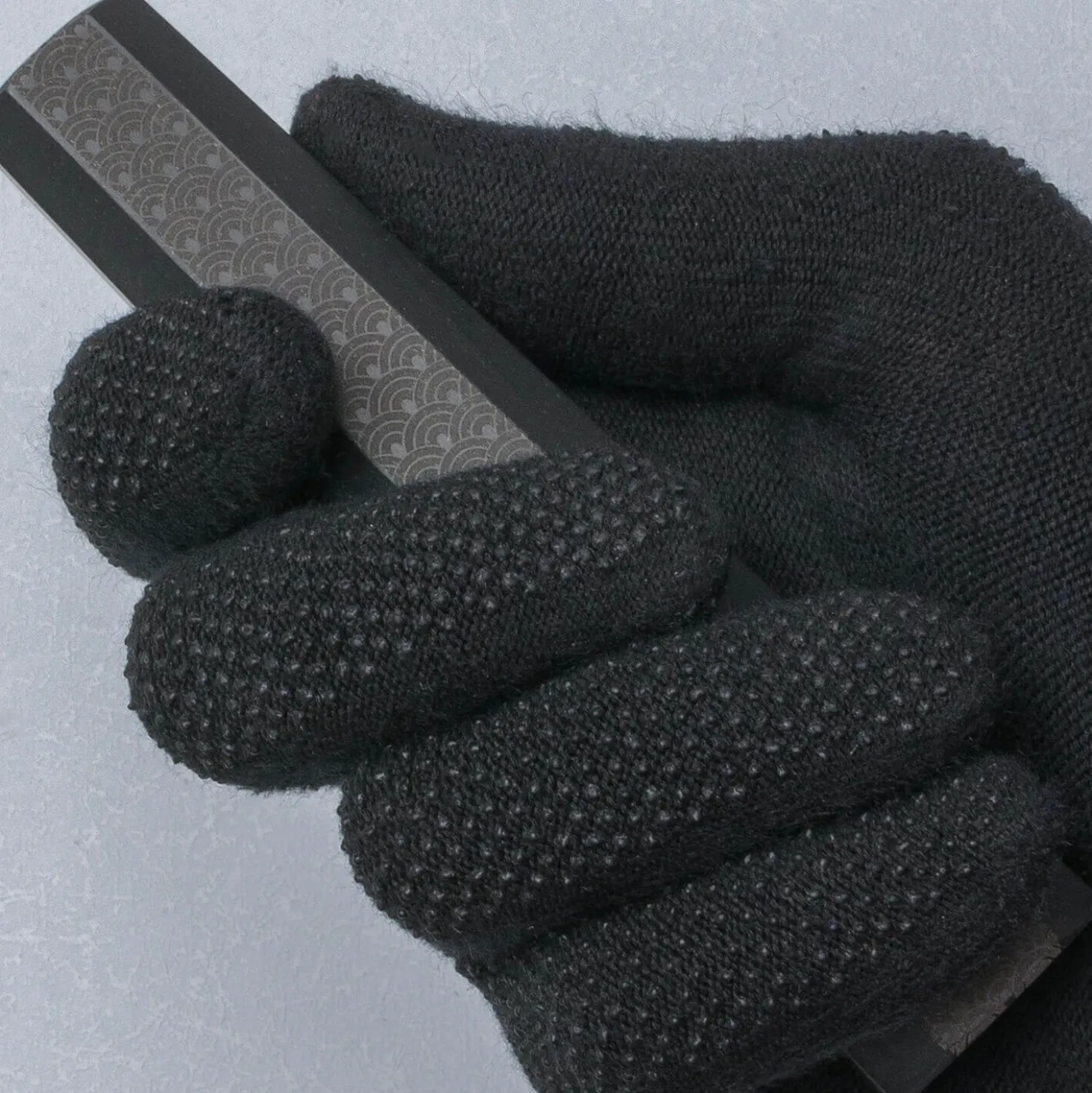 Handvat Parker Asahi Rubber Zwart Waves 135 mm
