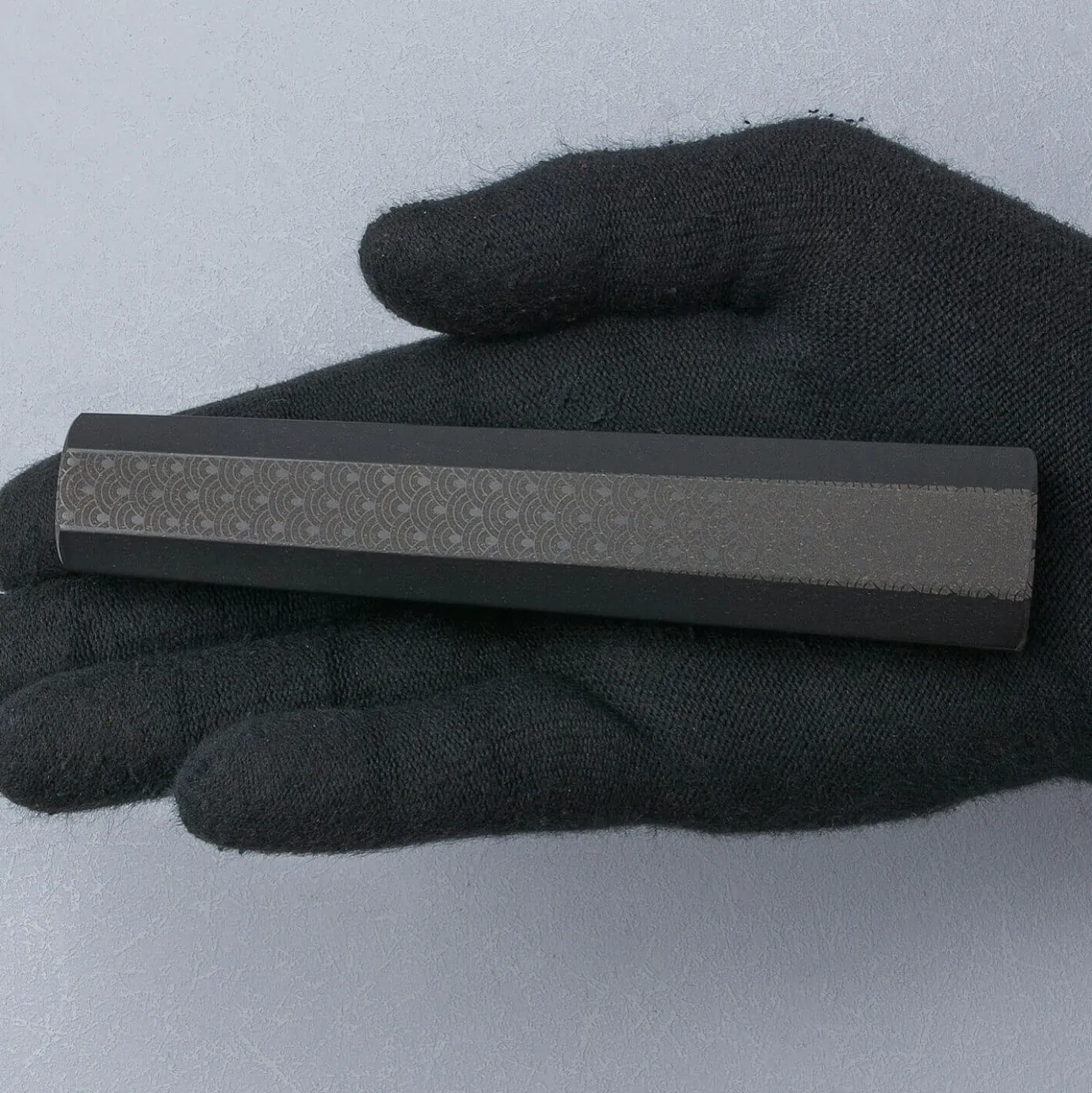 Handvat Parker Asahi Rubber Zwart Waves 135 mm