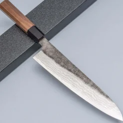 Hatsukokoro Aogami #2 Damascus Kurouchi Gyuto 21 cm
