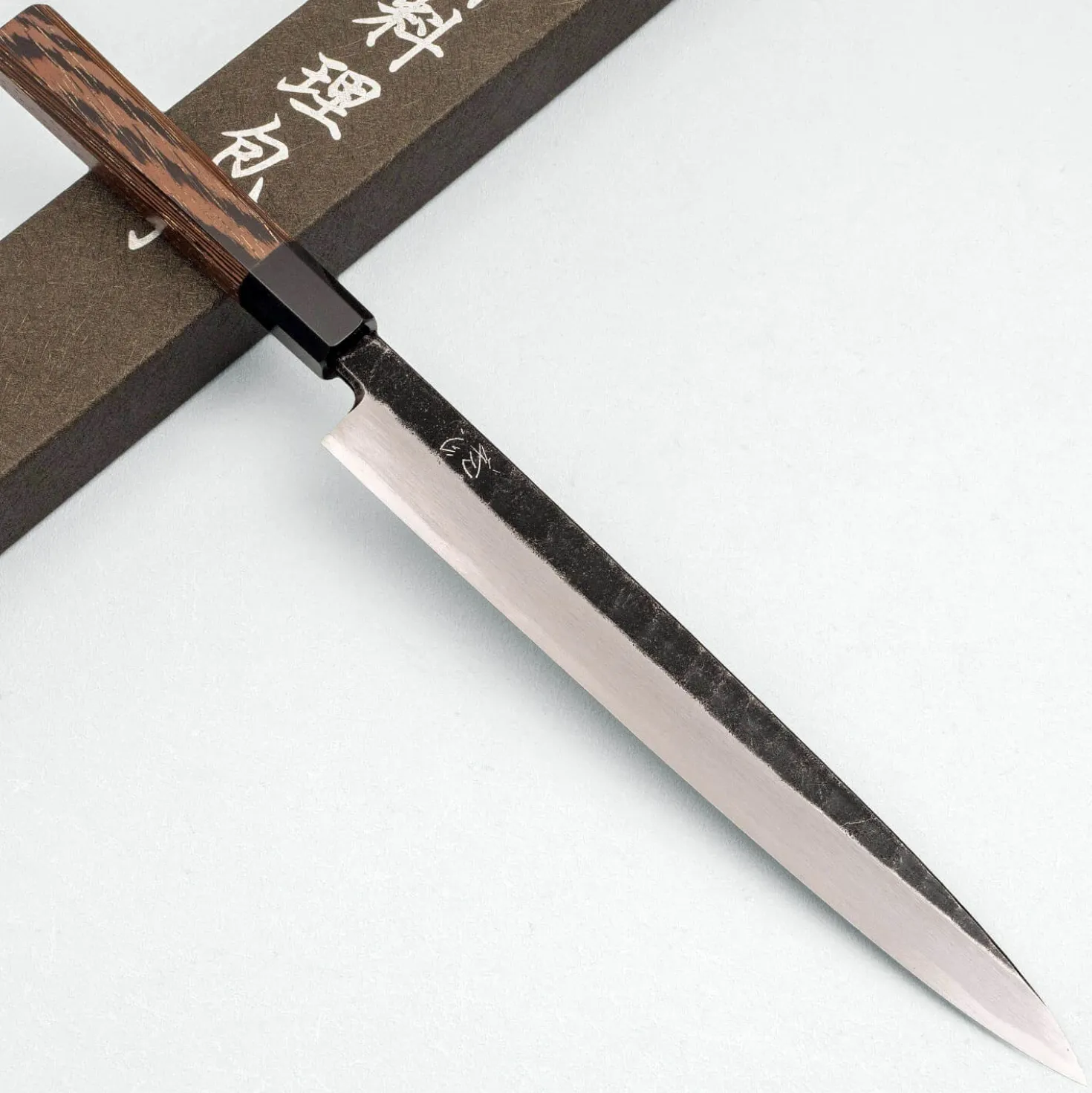 Hatsukokoro Aogami 2 Kurouchi Tsuchime Yanagiba 27 cm