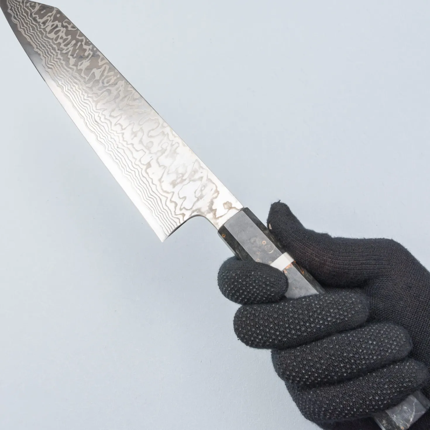 Hatsukokoro FAXR2 Damast Kiritsuke 21 cm