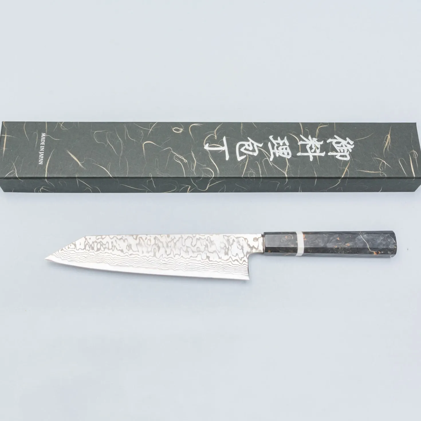 Hatsukokoro FAXR2 Damast Kiritsuke 21 cm