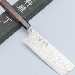 Hatsukokoro Ginga 34 Nickel Damast Nakiri 17 cm