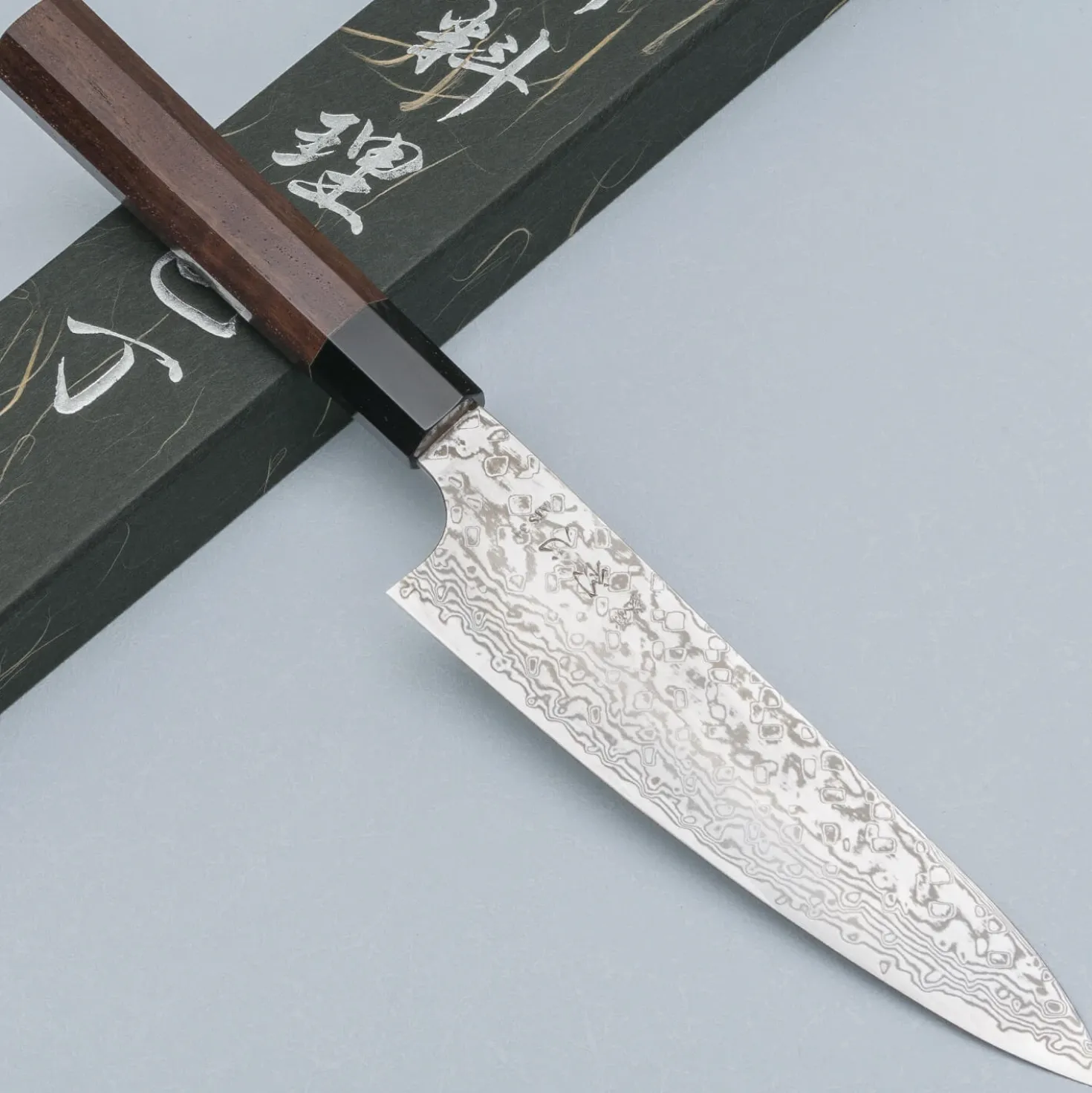Hatsukokoro Ginga 34 Nickel Damast Petty 15 cm
