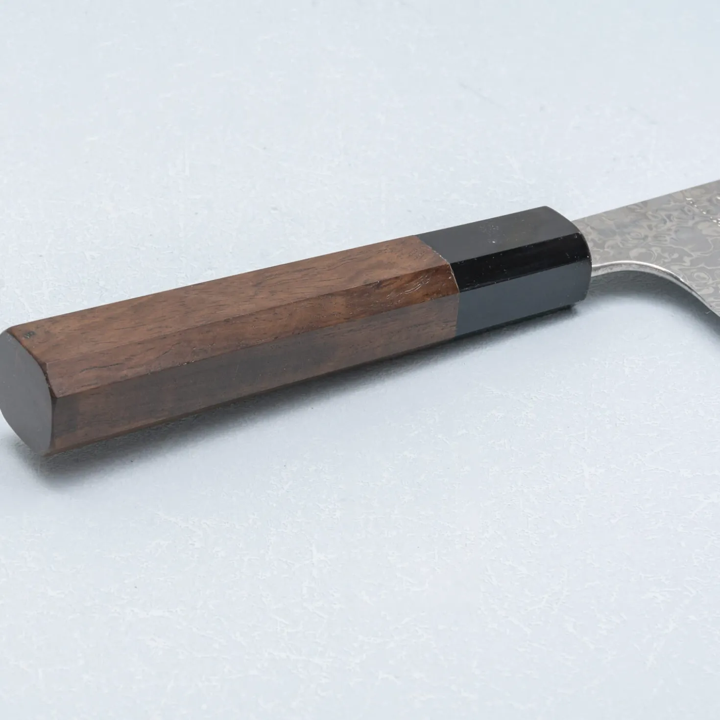 Hatsukokoro Ginga 34 Nickel Damast Santoku 18 cm