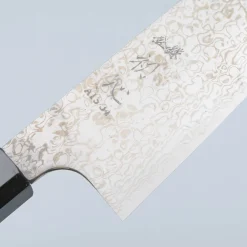 Hatsukokoro Ginga 34 Nickel Damast Santoku 18 cm