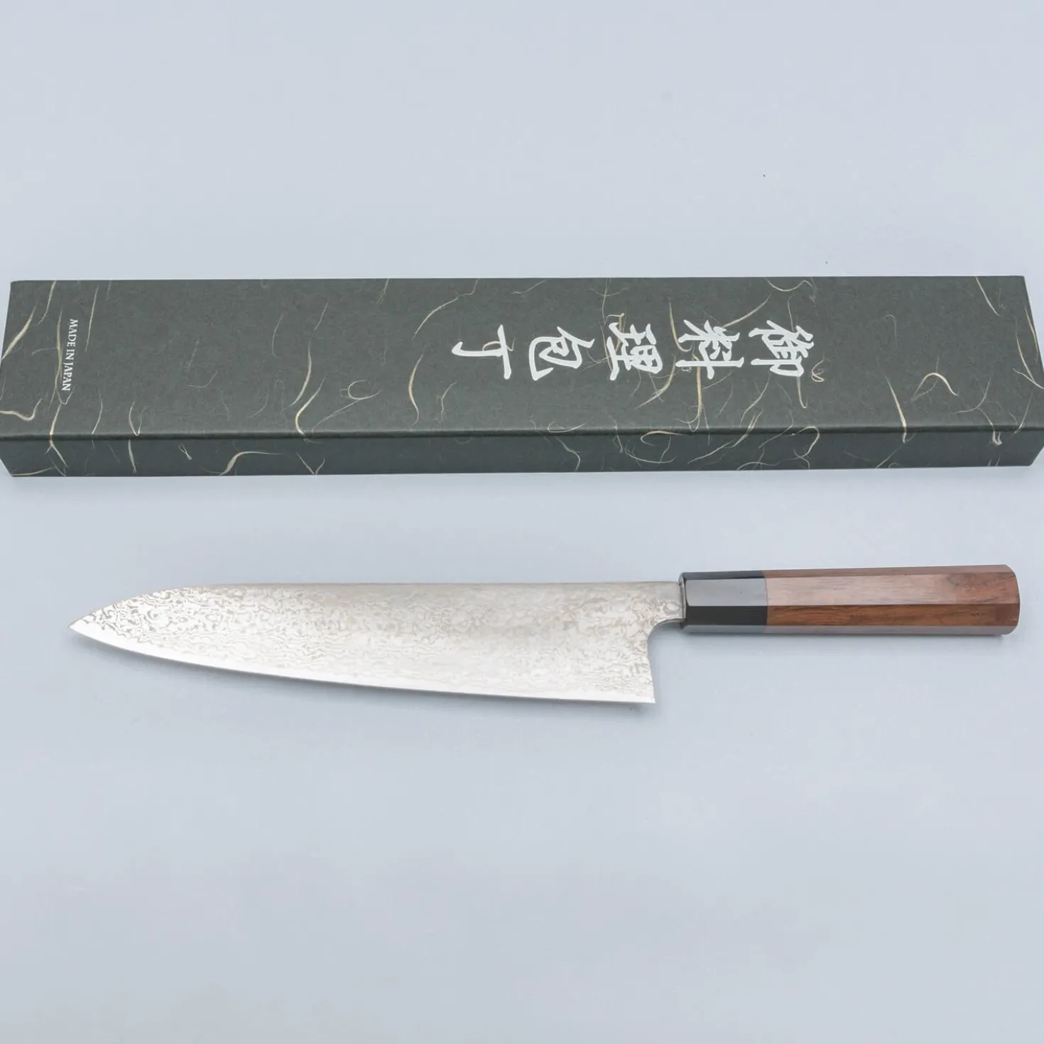 Hatsukokoro Ginga 34 Nickel Damast Gyuto 24 cm
