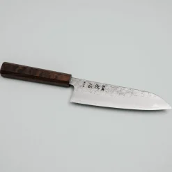 Hatsukokoro Ginrei Ginsan Bubinga Santoku 17 cm