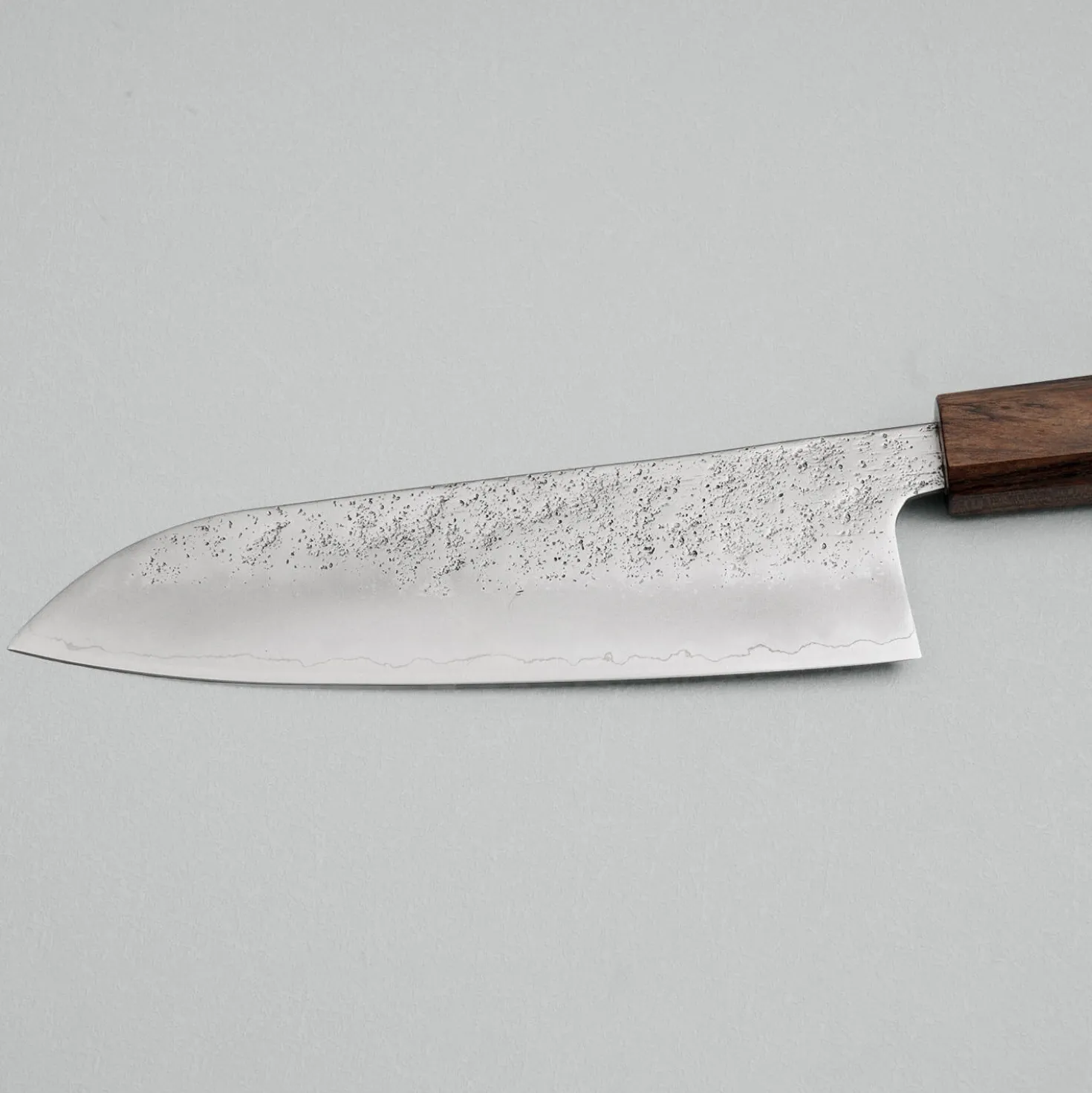 Hatsukokoro Ginrei Ginsan Bubinga Santoku 17 cm