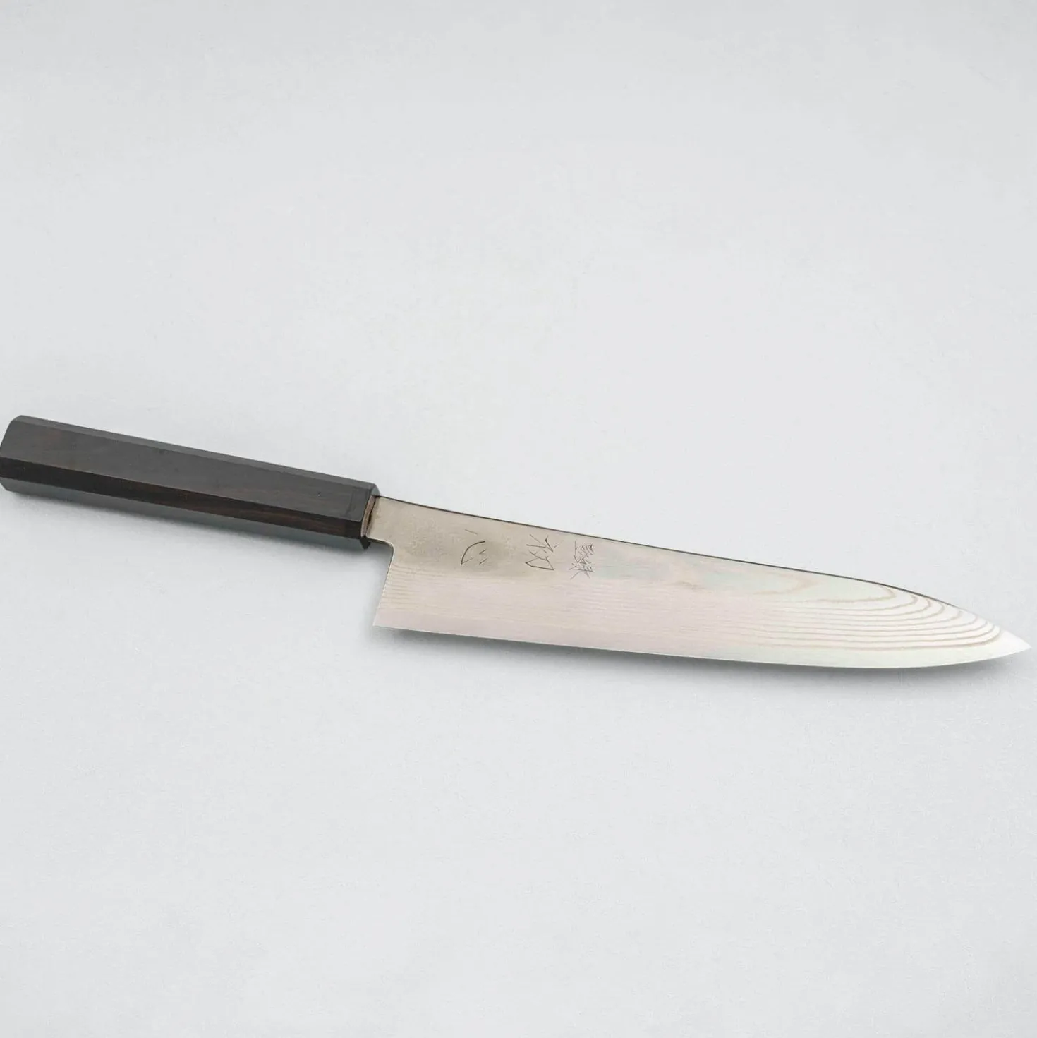 Hatsukokoro Ginsou Ginsan Nickel Damast Gyuto 21 cm