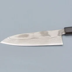 Hatsukokoro Ginsou Ginsan Nickel Damast Santoku 18 cm