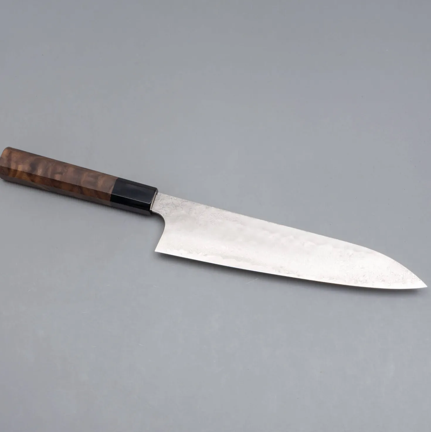 Hatsukokoro Ginyo Ginsan Damast Tsuchime Gyuto 21 cm