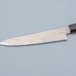 Hatsukokoro Hayabusa Aogami #2 Rainbow Damast Petty 15 cm