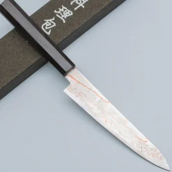 Hatsukokoro Hayabusa Aogami #2 Rainbow Damast Petty 15 cm