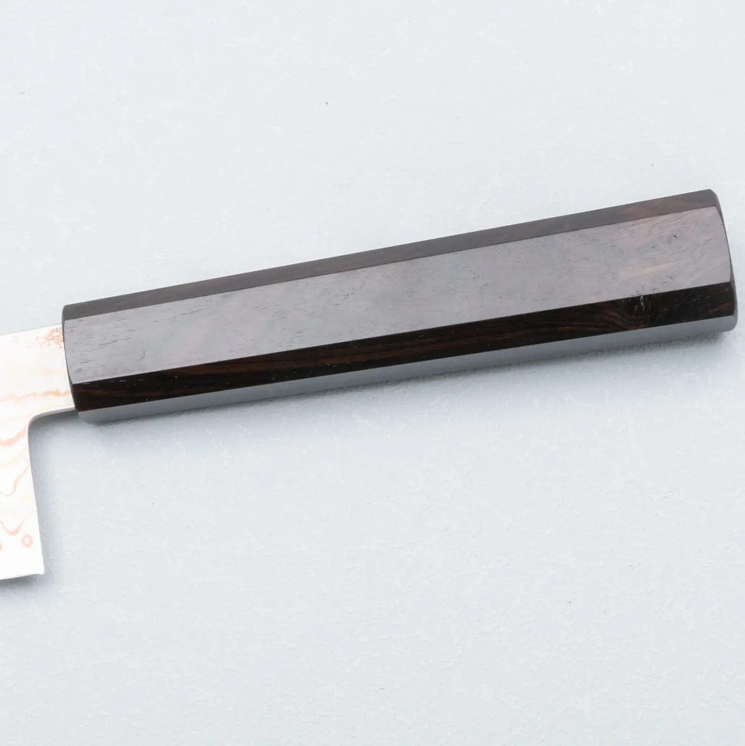 Hatsukokoro Hayabusa Aogami #2 Rainbow Damast Santoku