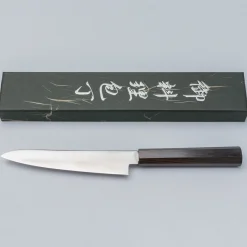 Hatsukokoro Hayabusa SG2 Ebony Santoku 18 cm