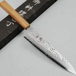 Hatsukokoro Hayabusa VG10 Tsuchime Olive Gyuto 21 cm