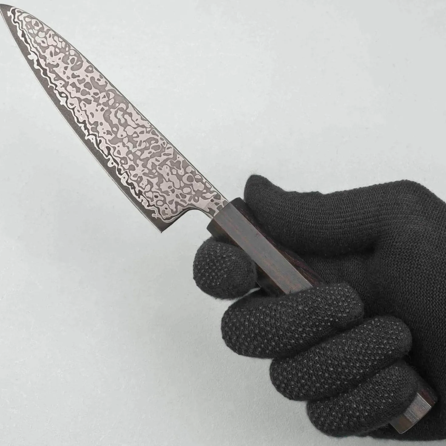 Hatsukokoro Hikari SLD Damast Ebony Petty 13 cm