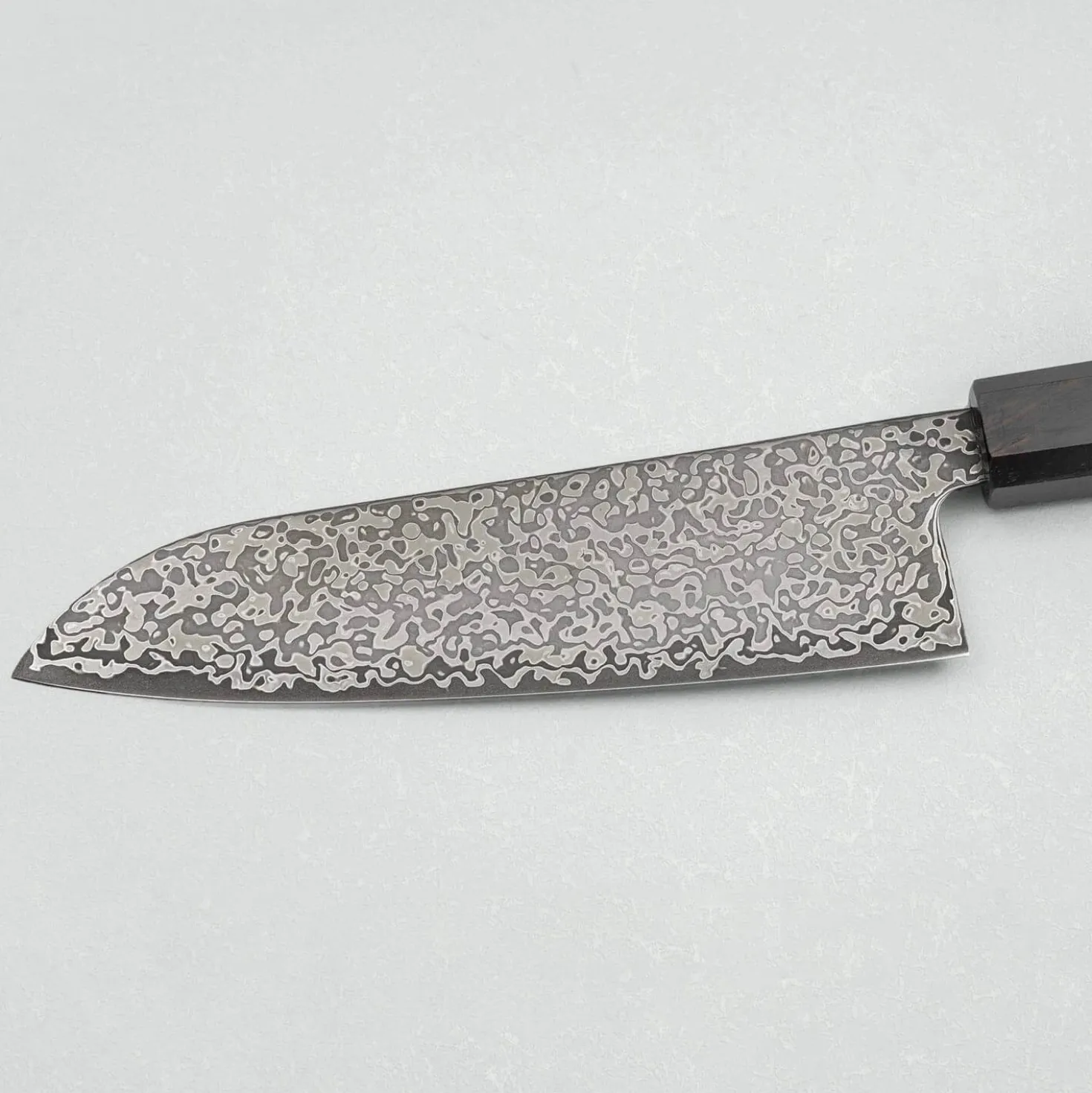 Hatsukokoro Hikari SLD Damast Ebony Santoku 17cm