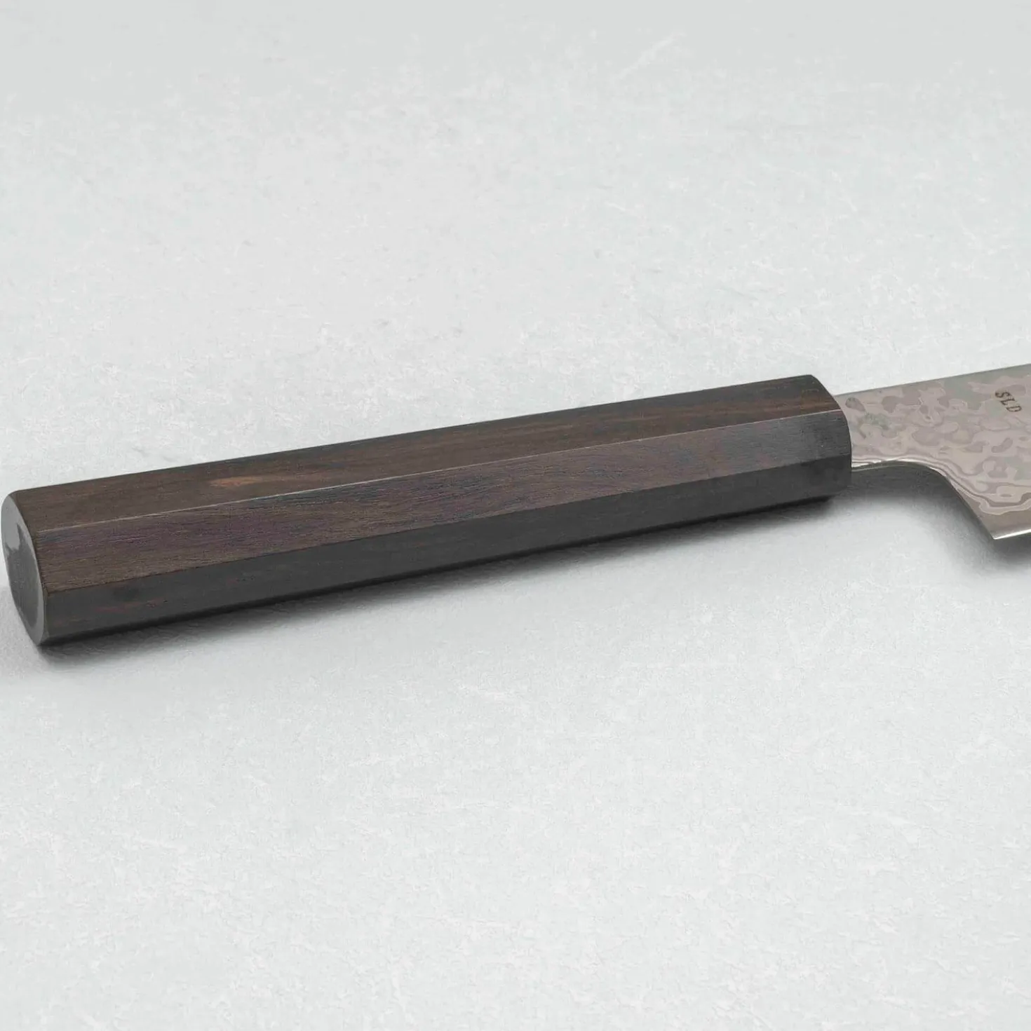 Hatsukokoro Hikari SLD Damast Ebony Ko-Santoku 15 cm