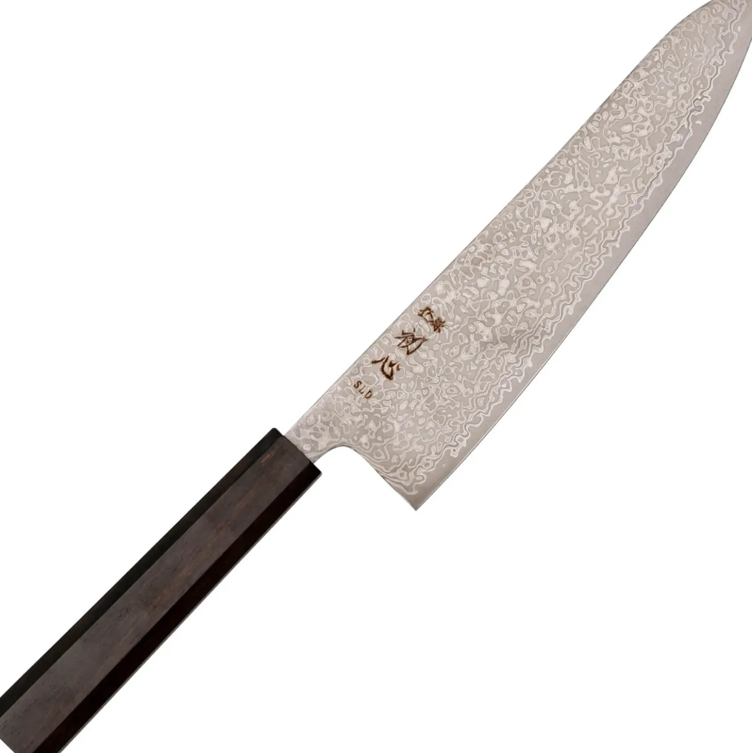 Hatsukokoro Hikari SLD Damast Ebony Gyuto 21 cm