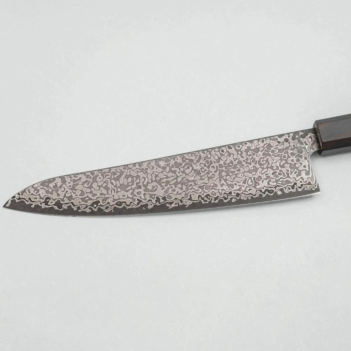Hatsukokoro Hikari SLD Damast Ebony Gyuto 19.5 cm