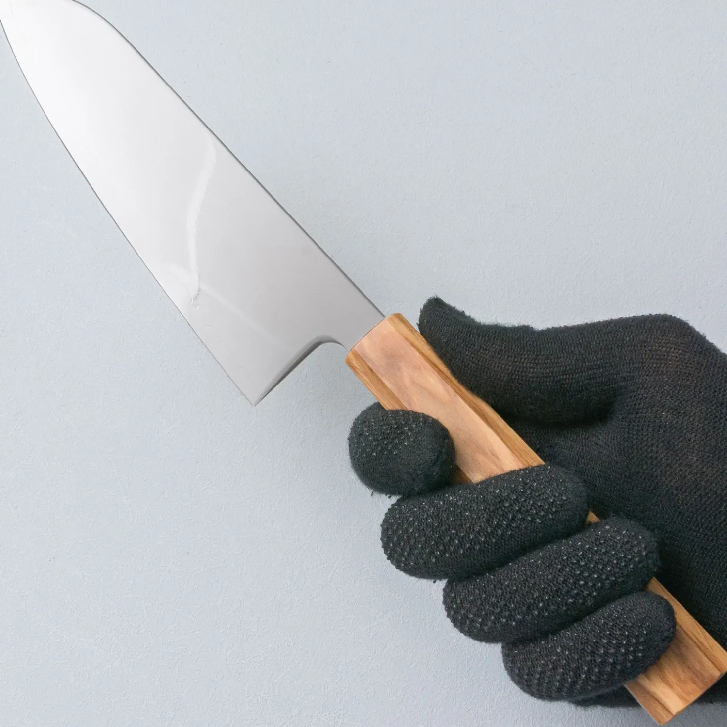 Hatsukokoro Hikari SLD Olive Santoku 17 cm
