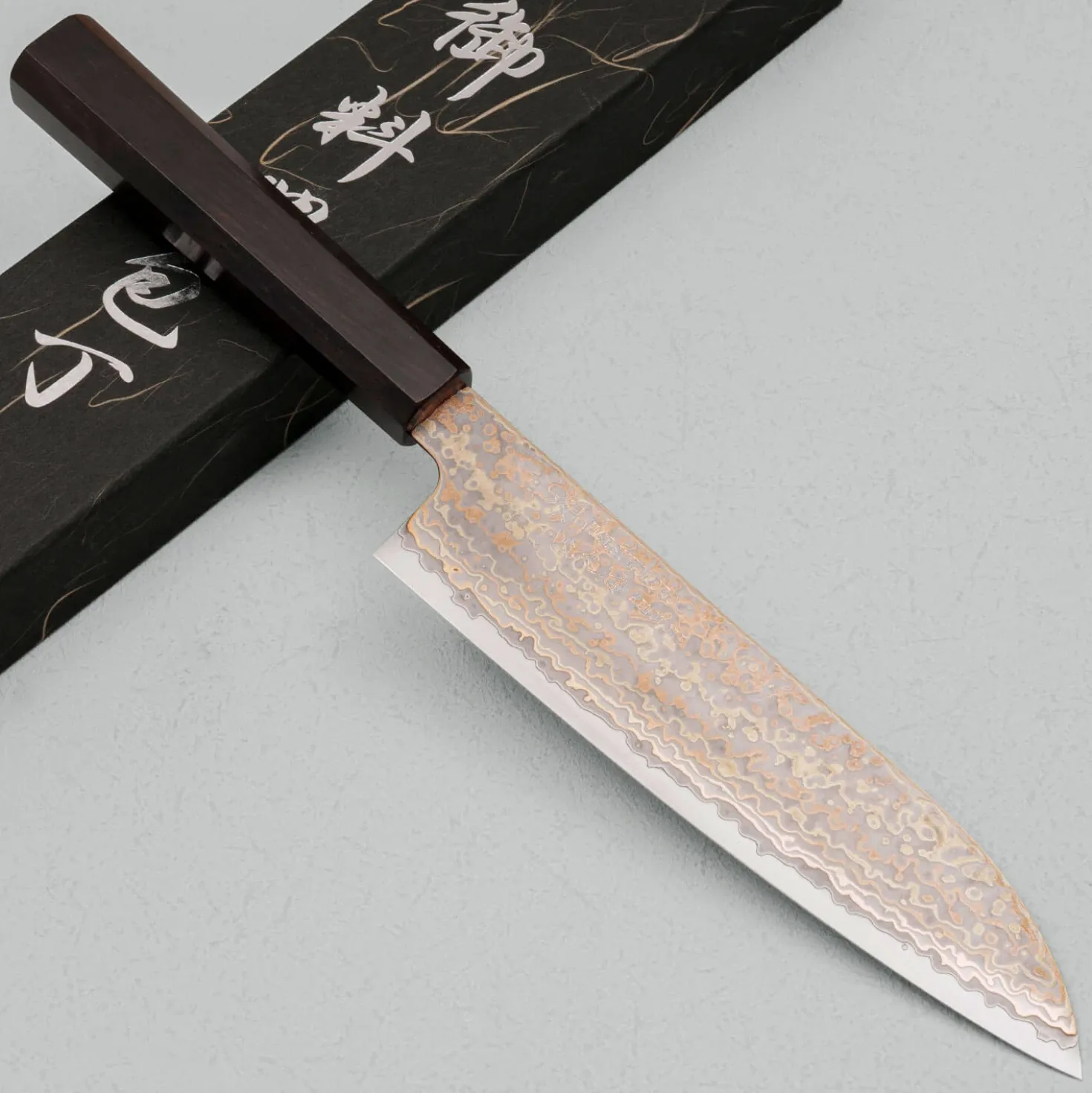 Hatsukokoro Hinotori V-Toku 2 Rainbow Damast Santoku