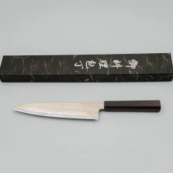 Hatsukokoro Hinotori V-Toku 2 Rainbow Damast Gyuto 21 cm